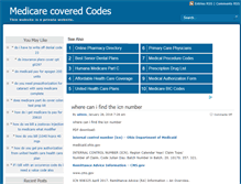 Tablet Screenshot of medicarecode.net