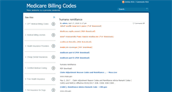 Desktop Screenshot of medicarecode.org