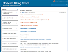 Tablet Screenshot of medicarecode.org